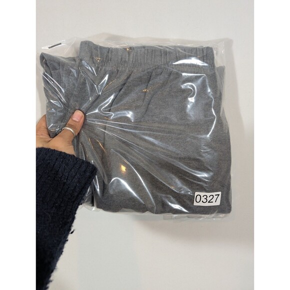 L.L. Bean Women Pull On Elastic Waist Sweatpants Grey Sz L Petite Casual Joggers - Picture 7 of 7